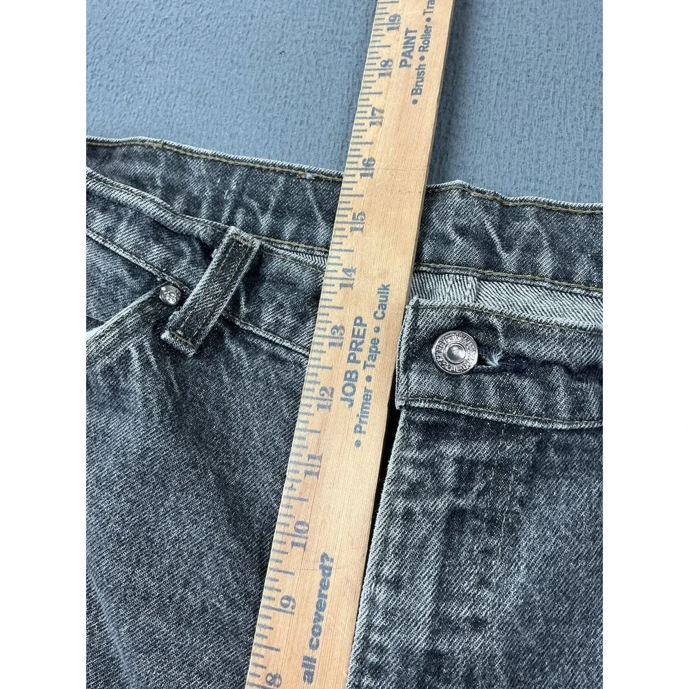 Levi's Jeans Mens 40x30 Gray Acid Wash Relaxed Straight Denim Cotton USA